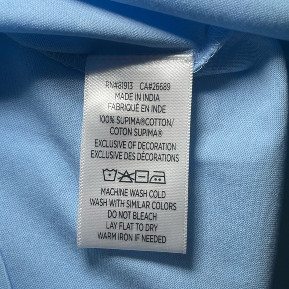 Robert Graham light blue classic fit polo shirt sz L - Picture 4 of 7